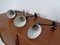 Lámparas de pared Early Visor de Arne Jacobsen para Louis Poulsen, Dinamarca, años 50. Juego de 3, Imagen 10