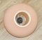 Small Pastel Pink Pleated Plastic Ceiling Lamp, 1950s 7