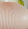 Small Pastel Pink Pleated Plastic Ceiling Lamp, 1950s, Image 5