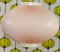 Small Pastel Pink Pleated Plastic Ceiling Lamp, 1950s 3