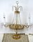Brass and Lead Crystal Table Lamp from Palwa, 1960s, Image 9