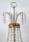 Brass and Lead Crystal Table Lamp from Palwa, 1960s, Image 3