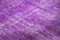 Grand Tapis Violet Fait Main Overdyed, Turquie, 1980s 5