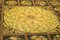 Alfombra grande sobreteñida tradicional de Anatolia amarilla anudada a mano, años 40, Imagen 4