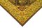 Großer anatolischer Traditioneller Handgeknüpfter Gelber Overdyed Teppich, 1940er 6