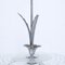 Art Deco Pendant Light in Glass with Metal Leaves, 1940s, Image 6