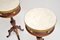 Vintage French Marble Top Side Tables, 1930s, Set of 2, Image 4