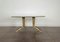 Table Basse Mid-Century en Laiton et Marbre, Italie, 1950s 5