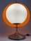 Lámpara Ball con pantalla giratoria de Frank Bentler para Wila Leuchten, años 60, Imagen 4