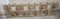 Testiera in ottone con piastrelle scultoree di Osvaldo Borsani e Gio Comato per Arredamenti Borsani Varedo, anni '50, Immagine 1