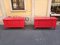 Red Model D154 Dresser by Carlo De Carli Rosso for Luigi Sormani, 1960s, Set of 2 1