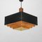 Ceiling Lamp in Painted Metal and Copper, 1960s 3