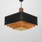 Ceiling Lamp in Painted Metal and Copper, 1960s, Image 3