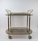 Brass Serving Trolley in Hollywood Regency Style, 1970s 1