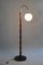 Czech Cubism Floor Lamp in Beech and Chrome-Plated Steel, 1920s 5
