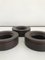 Ceramic Barbados Ashtrays by Angelo Mangiarotti for Danese, 1964, Set of 3, Image 6