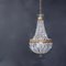 Vintage Chandelier with Glass Pendants, 1930s 2