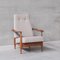 Mid-Century French Armchair in Oak by Guillerme & Chambron 9