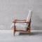 Mid-Century French Armchair in Oak by Guillerme & Chambron 11