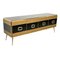 Sideboard in Wood with Glass Doors, 2000s 5