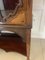 Large Antique Victorian Mahogany Inlaid Satinwood Display Cabinet, 1880, Image 7