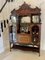 Large Antique Victorian Mahogany Inlaid Satinwood Display Cabinet, 1880 3