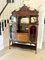 Large Antique Victorian Mahogany Inlaid Satinwood Display Cabinet, 1880 2