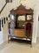 Large Antique Victorian Mahogany Inlaid Satinwood Display Cabinet, 1880 1