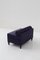 Small Italian Purple Satin Sofa with Roll Cushion, 1959 9