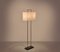 Mid-Century Floor Lamp with Base in Black Marble and Chromed Metal Structure 3