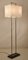 Mid-Century Floor Lamp with Base in Black Marble and Chromed Metal Structure 5