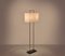 Mid-Century Floor Lamp with Base in Black Marble and Chromed Metal Structure, Image 2
