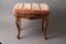 Rococo Stool with Original Velvet Pillow from Perga 12