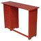 Vintage Schreibtisch aus Holz in Rot & Blau, 1920er 4