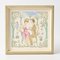 Piastrella Lovers in ceramica di Raymond Peynet per Rosenthal, anni '50, Immagine 1