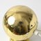Magnetic Golden Globe Table Lamp from Reggiani, 1970s 7