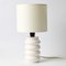 Italian Modernist White Ceramic Table Lamp from Sicart, 1960s, Image 7
