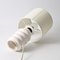 Italian Modernist White Ceramic Table Lamp from Sicart, 1960s 4