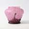 Vaso in vetro viola e rosa di Anton Ruckl, anni '20, Immagine 3