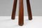 Rustic Wooden Stool with Handle, 1920s 7