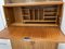 Vintage Oak Bureau Cabinet with Glazed Book Shelf from Minty of Oxford, Set of 2 10