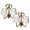 Vintage Italian Gilt Florentine Sconces, 1960s, Set of 2, Image 1