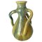 Antike französische Vase aus glasiertem Steingut 1