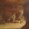 Paisaje marino con figuras, óleo sobre lienzo, Imagen 5