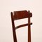 Vintage Chairs Leatherette & Beech Dining Chairs, Italy, 1960s, Set of 3, Image 4
