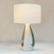 French Sculptural Table Lamp in Ceramic, 1950s 7