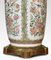 Chinese Canton Family Rose Vase Lamp in Porcelain 5