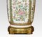 Lámpara de porcelana con jarrón con rosas de la familia Chinese Canton, Imagen 3