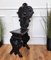 Italian Carved Wood Coat of Arms Chair, 1960s 3