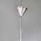 Italian Modern Hanging Lamp in Opaline Glass and Chromed Metal, 1980s, Image 14